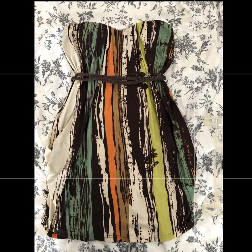 Hot & Delicious multi colored cocktail dress M